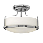 Потолочный светильник с круглым матовым белым плафоном Hinkley варинант исполнения - 9 | Loft Concept в Краснодаре