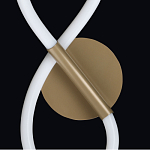 Бра с белым плафоном в форме восьмерки и круглым основанием Luke Lampco Tracer Lamp варинант исполнения - 5 | Loft Concept в Краснодаре