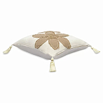Подушка с цветочным принтом и кисточками Blooming Elegance Harper варинант исполнения - 1 | Loft Concept в Краснодаре