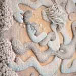 Тканый вручную монументальный настенный гобелен Soft Inception варинант исполнения - 2 | Loft Concept в Краснодаре