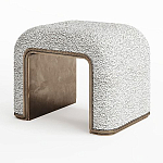 Пуф Forli с элегантной латунной вставкой варинант исполнения - 1 | Loft Concept в Краснодаре