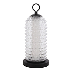 Настольная лампа с прозрачным факутрным стеклянным плафоном Sonora варинант исполнения - 2 | Loft Concept в Краснодаре