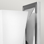 Бра с белым матовым плафоном на прямоугольном основании цвета хром Hinkley варинант исполнения - 2 | Loft Concept в Краснодаре