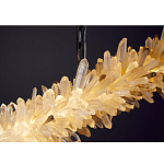 Люстра линейная светодиодная из необработанных кристаллов Mountain Comet варинант исполнения - 1 | Loft Concept в Краснодаре