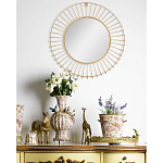 Зеркало круглое настенное в металлической оправе Modern Mirror Space варинант исполнения - 4 | Loft Concept в Краснодаре