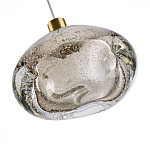 Подвесной светильник с прозрачным стеклянным плафоном округлой формы Effervia  варинант исполнения - 8 | Loft Concept в Краснодаре