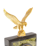 Настольный письменный набор из змеевика  и бронзы с декором в виде орла в подарочной упаковке Successful Leader варинант исполнения - 3 | Loft Concept в Краснодаре