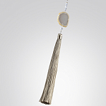 Бра с шарообразным плафоном из белого стекла с подвеской из камня Agatelle варинант исполнения - 7 | Loft Concept в Краснодаре