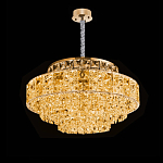 Люстра хрустальная в неоклассическом стиле на золотистом каркасе Majesty варинант исполнения - 5 | Loft Concept в Краснодаре