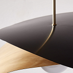 Люстра круглая с 2-мя металлическими абажурами Andromeda варинант исполнения - 4 | Loft Concept в Краснодаре