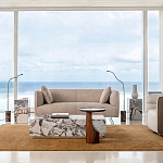 Приставной столик из массива дерева Walnut варинант исполнения - 8 | Loft Concept в Краснодаре