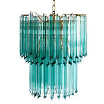 Дизайнерская люстра Blue Lagoon glass бирюзовое стекло  варинант исполнения - 1 | Loft Concept в Краснодаре