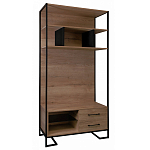 Стеллаж под TV в стиле лофт с открытыми полками и ящиками Urban Style Space варинант исполнения - 1 | Loft Concept в Краснодаре