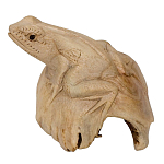 Статуэтка из дерева лягушка Animals of the World варинант исполнения - 1 | Loft Concept в Краснодаре