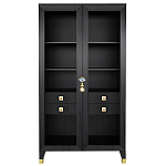 Дизайнерский шкаф витрина Elsa Dreams Black с 4-мя ящиками варинант исполнения - 1 | Loft Concept в Краснодаре