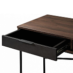 Стол рабочий в стиле лофт с ящиком и нишей для хранения Urban Style Space 2 варинант исполнения - 4 | Loft Concept в Краснодаре