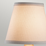 Бра со стеклянным шарообразным декором с пузырьками и бежевым абажуром Feiss варинант исполнения - 2 | Loft Concept в Краснодаре