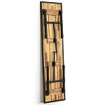 Скамья с сиденьем из массива акации Damon Industrial Wooden Bench варинант исполнения - 3 | Loft Concept в Краснодаре