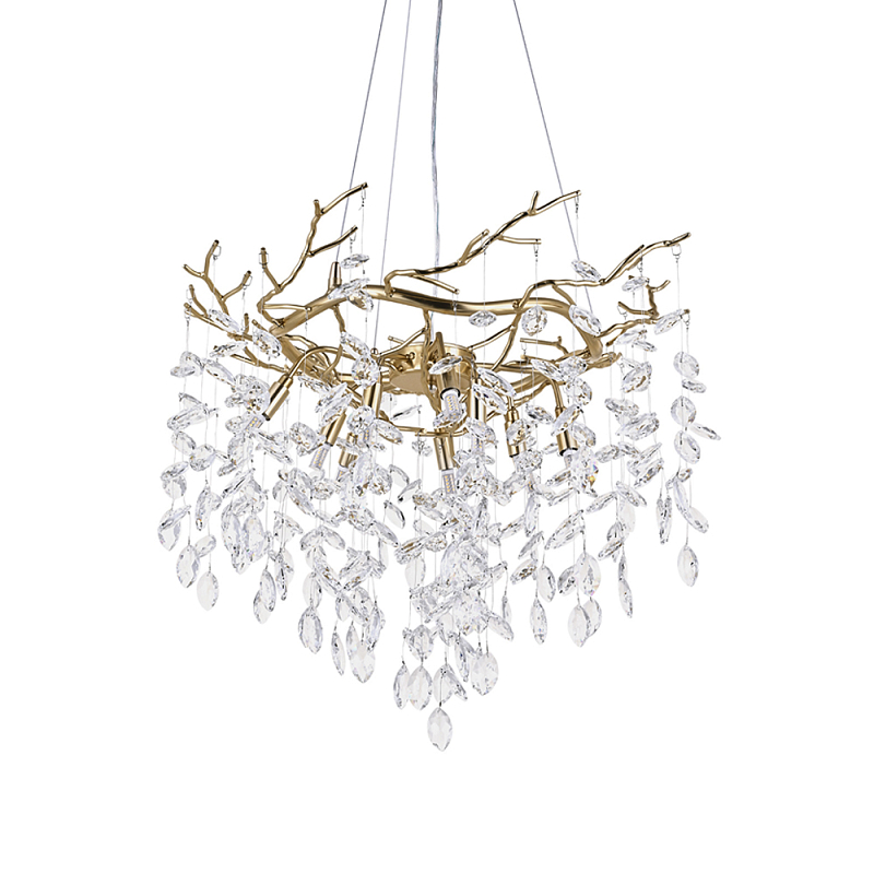 Люстра Floes Gold Хрустальная Золотой в Краснодаре | Loft Concept 