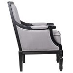 Кресло Harry Armchair black and grey velour варинант исполнения - 2 | Loft Concept в Краснодаре