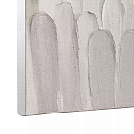 Панно декоративное с ручной росписью Gray Strokes варинант исполнения - 1 | Loft Concept в Краснодаре