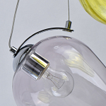 Люстра каскадная с 9-ю разноцветными стеклянными плафонами Kaleido варинант исполнения - 10 | Loft Concept в Краснодаре