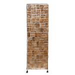 Торшер из перламутра на металлическом каркасе Indonesian Tower 2 варинант исполнения - 1 | Loft Concept в Краснодаре