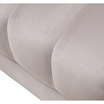 Диван двухместный велюровый бежевый Facilities Status варинант исполнения - 3 | Loft Concept в Краснодаре