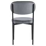 Стул с круглым сиденьем на металлическом основании ALFIE CHAIR Grey варинант исполнения - 3 | Loft Concept в Краснодаре