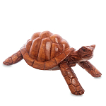 Статуэтка в виде черепахи деревянная Turtle world варинант исполнения - 2 | Loft Concept в Краснодаре