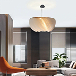 Подвесной светильник с белыми изящными декоративными лепестками Volumetric Petal Lamp варинант исполнения - 5 | Loft Concept в Краснодаре