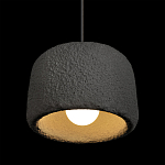 Подвесной светильник с цилиндрическим фактурным абажуром Sergey Makhno варинант исполнения - 5 | Loft Concept в Краснодаре