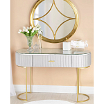 Консоль овальная на золотистых фигруных ножках Wall Console варинант исполнения - 4 | Loft Concept в Краснодаре