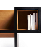 Дизайнерская скамейка  Canton  Beech and Black Bench варинант исполнения - 3 | Loft Concept в Краснодаре