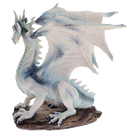 Декоративная статуэтка Белый Дракон Dragon White Statuette варинант исполнения - 3 | Loft Concept в Краснодаре