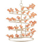 Люстра спиралевидная с фигурками птенцов Playful Chandelier варинант исполнения - 2 | Loft Concept в Краснодаре