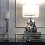 Настольная лампа TERRAMI с абажуром варинант исполнения - 3 | Loft Concept в Краснодаре
