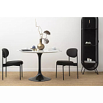 Стул мягкий Alfie Chair черный варинант исполнения - 6 | Loft Concept в Краснодаре