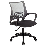 Офисное кресло с основанием из черного пластика Desk chairs Grey варинант исполнения - 1 | Loft Concept в Краснодаре