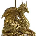 Настольная лампа с абажуром Дракон Golden Dragon Lamp Beige варинант исполнения - 6 | Loft Concept в Краснодаре