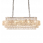 Люстра овальной формы хрустальная в неоклассическом стиле Majesty варинант исполнения - 5 | Loft Concept в Краснодаре