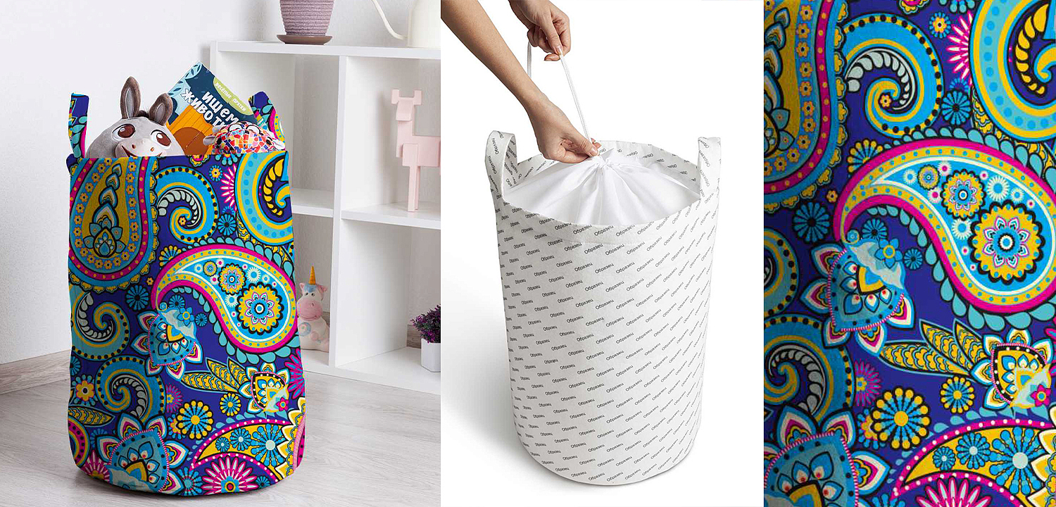 Корзина Paisley Basket - Loft-Concept в Краснодаре