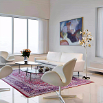 Торшер в виде белых и золотых цветов каллы Refined Taste of Light варинант исполнения - 1 | Loft Concept в Краснодаре