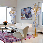 Торшер в виде золотого дерева с листьями FAIRYTREE Light варинант исполнения - 3 | Loft Concept в Краснодаре