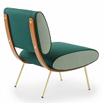 Дизайнерское кресло без подлокотников Gio Ponti ROUND D.154.5 Armchair варинант исполнения - 2 | Loft Concept в Краснодаре
