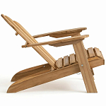 Уличное кресло из массива акации Adirondack Wooden Chair Natural варинант исполнения - 5 | Loft Concept в Краснодаре