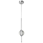 Подвесной светильник с плафоном из хрустального шара Crystal Bubbles Chrome Hanging Lamp варинант исполнения - 2 | Loft Concept в Краснодаре
