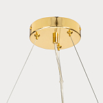 Люстра подвесная из золотых колец 57 см Golden Circles варинант исполнения - 11 | Loft Concept в Краснодаре