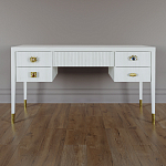 Письменный стол с 4-мя ящиками Elsa Dreams White варинант исполнения - 6 | Loft Concept в Краснодаре
