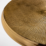 Кофейный стол из металла с круглой столешницей Table Gold Metal варинант исполнения - 5 | Loft Concept в Краснодаре